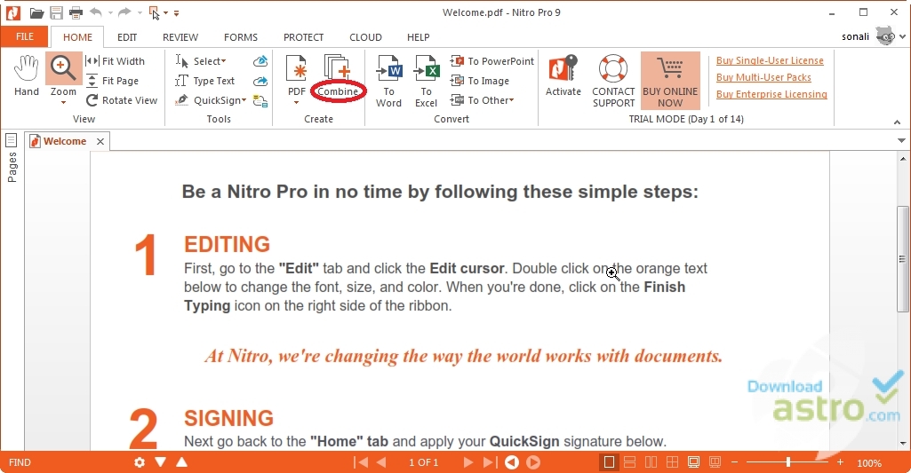 nitro office pdf suite